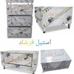 فر صندوقی صنعتی تک طبقه | مناسب رستوران و آشپزخانه صنعتی | استیل فرشاد